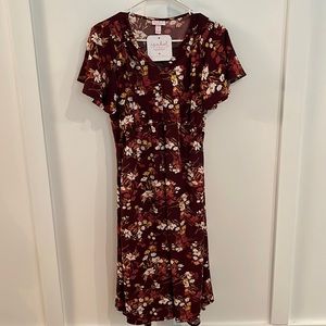 Floral maternity dress